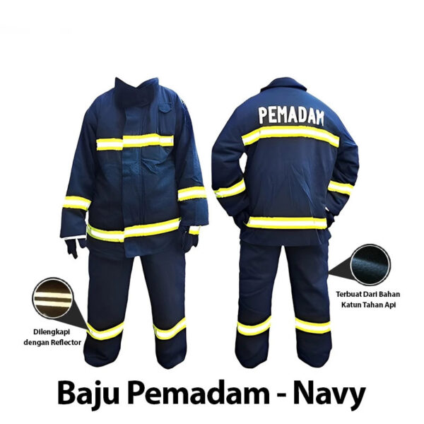 Baju Pemadam Api Fire Fighting Suit Navy