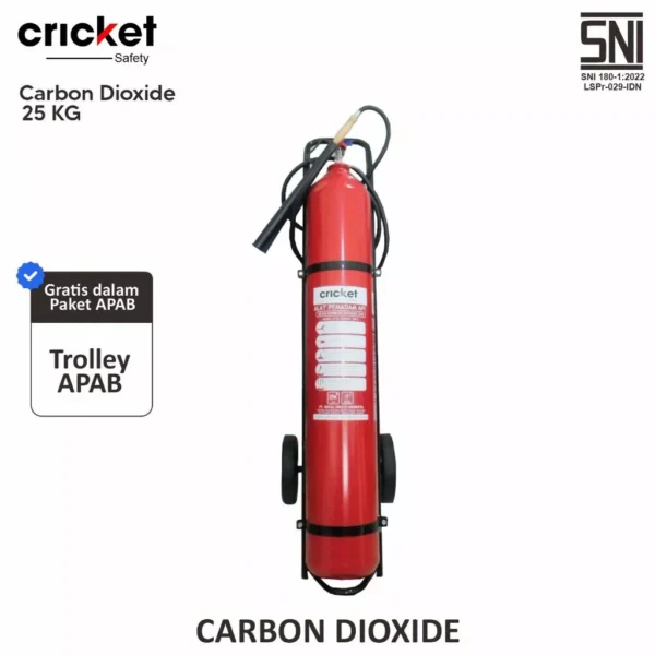 Apar CO2 25 Kg Cricket Safety SNI