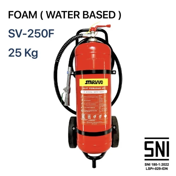 Starvvo APAR 25Kg Foam Trolley SNI