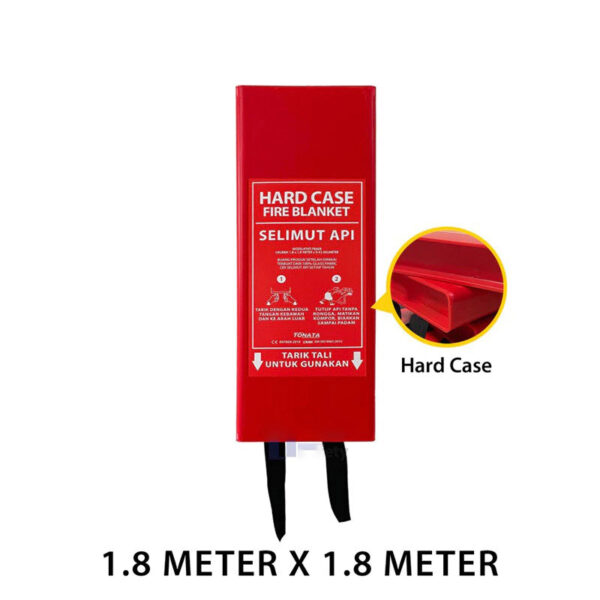Fire Blanket Selimut Api Hard Case 1.8x1.8M