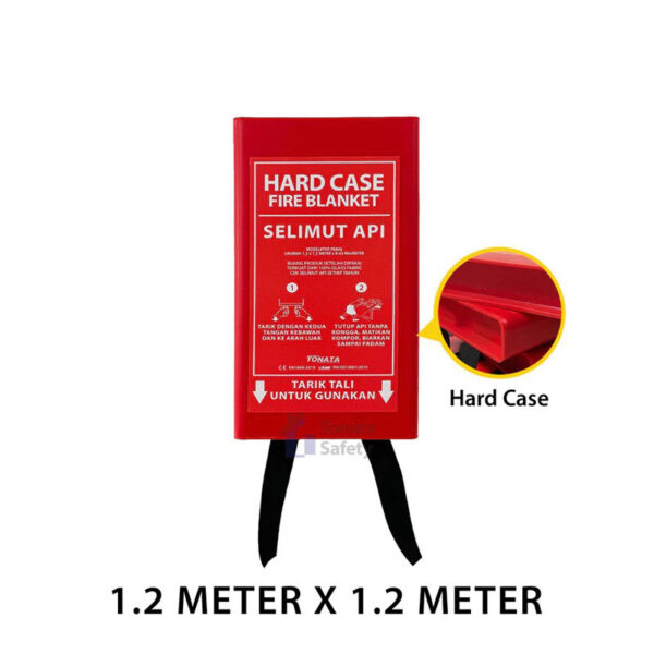 Fire Blanket Selimut Api Hard Case 1.2x1.2M